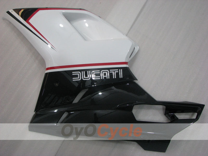 Injection Fairing kit for 09-11 Ducati 1198 - White, Black - Factory Style #OYO87906249
