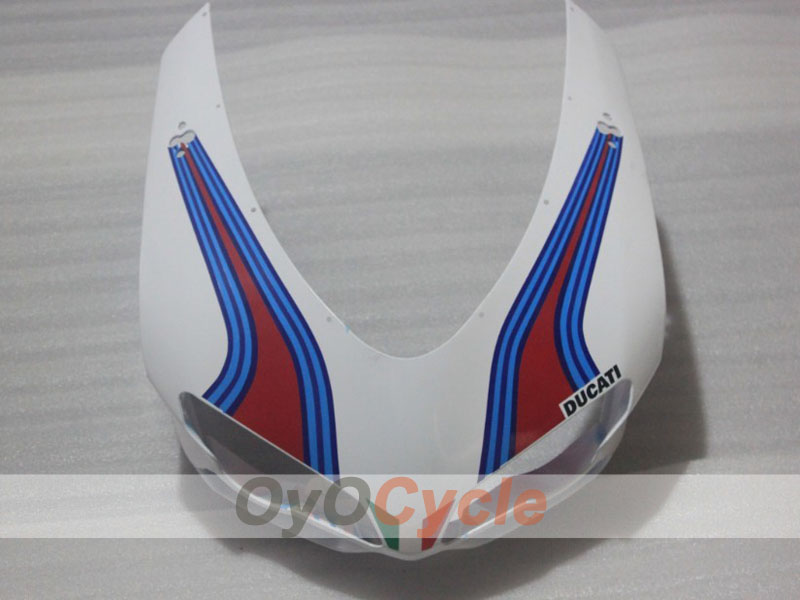 Injection Fairing kit for 09-11 Ducati 1198 - Red, White, Black - Factory Style #OYO87906250