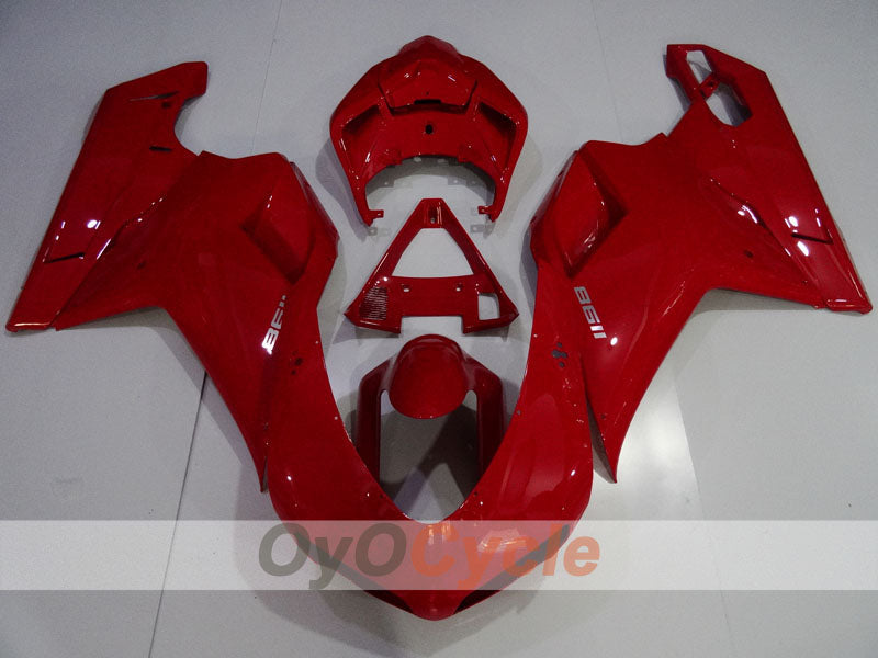 Injection Fairing kit for 09-11 Ducati 1198 - Red - Factory Style #OYO87906256