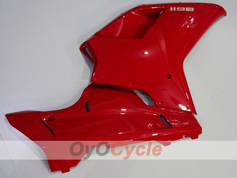 Injection Fairing kit for 09-11 Ducati 1198 - Red - Factory Style #OYO87906256