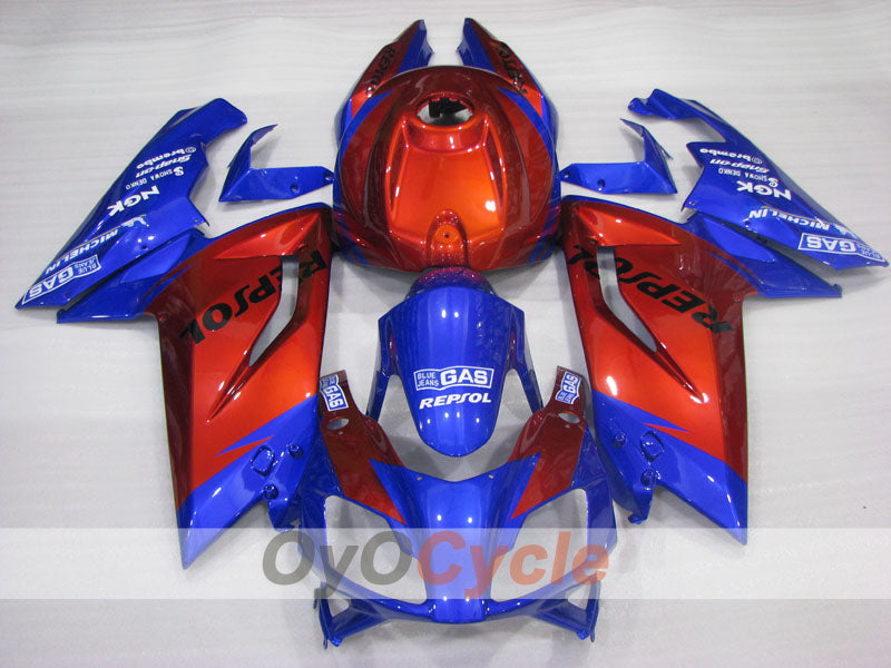Fairing kit for 06-10 Aprilia RS125 - Orange, Blue - Repsol #OYO87906277