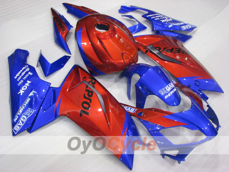 Fairing kit for 06-10 Aprilia RS125 - Orange, Blue - Repsol #OYO87906277