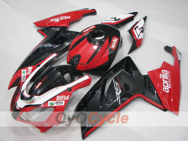 Fairing kit for 06-10 Aprilia RS125 - Red, Black - Customize #OYO87906280 Main image