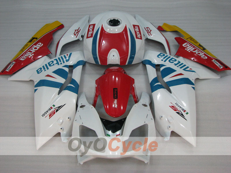 Fairing kit for 06-10 Aprilia RS125 - Red, Blue, White - Alitalia #OYO87906281