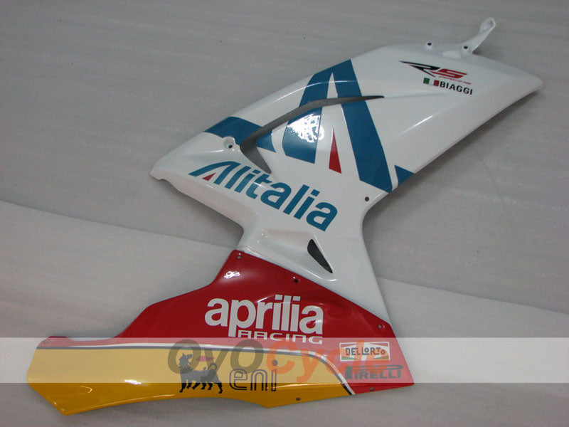Fairing kit for 06-10 Aprilia RS125 - Red, Blue, White - Alitalia #OYO87906281