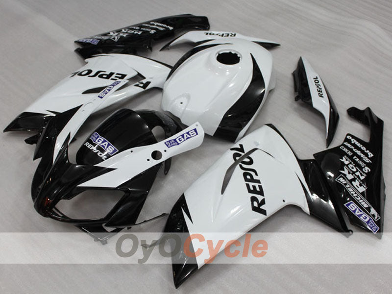 Fairing kit for 06-10 Aprilia RS125 - White, Black - PEPSI #OYO87906282