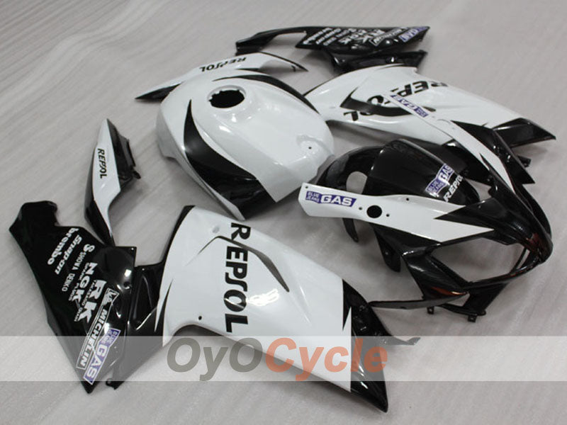 Fairing kit for 06-10 Aprilia RS125 - White, Black - PEPSI #OYO87906282 Secondary image