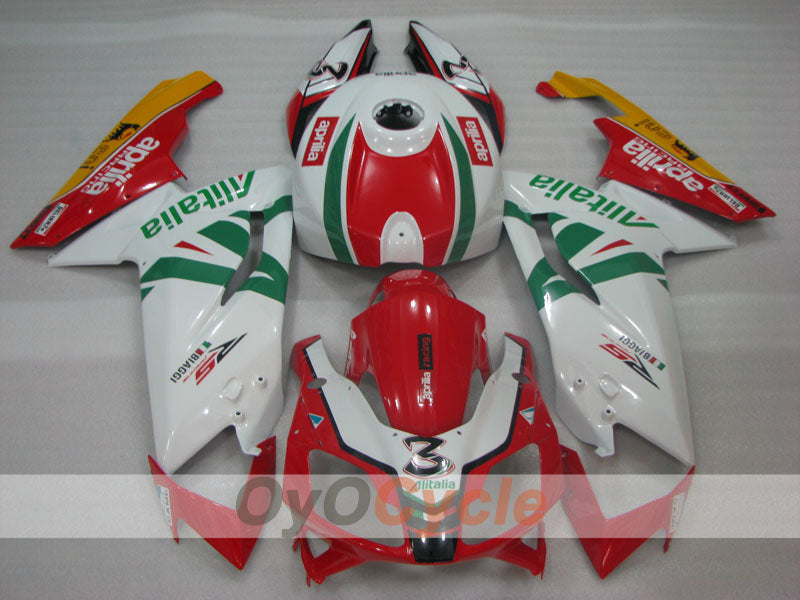 Fairing kit for 06-10 Aprilia RS125 - Red, White - Factory Style #OYO87906284