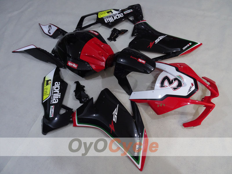 Fairing kit for 09-14 Aprilia RSV4 - Red, White, Black - Factory Style #OYO87906286 Secondary image