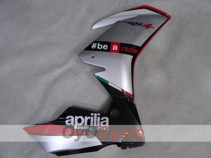 Fairing kit for 09-14 Aprilia RSV4 - Red, White, Silver - #bearacer #OYO87906288