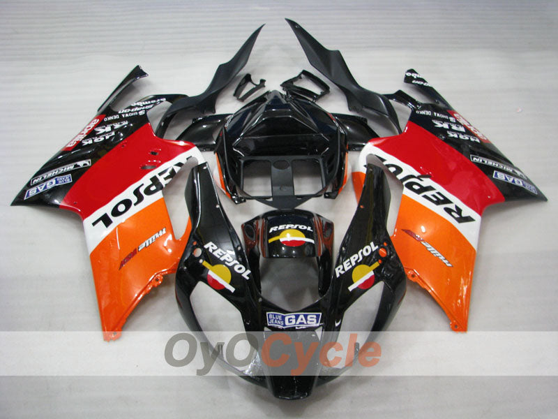 Fairing kit for 03-06 Aprilia RSV1000R - Red, Orange, Black - PEPSI #OYO87906293 Secondary image