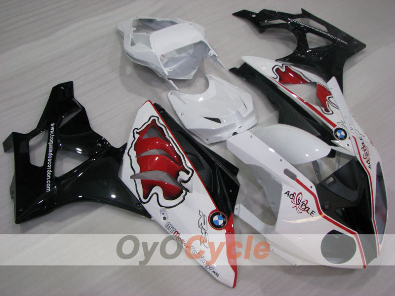 Injection Fairing kit for 09-14 BMW S1000RR - Red, White, Black - Factory Style, Customize #OYO87906298