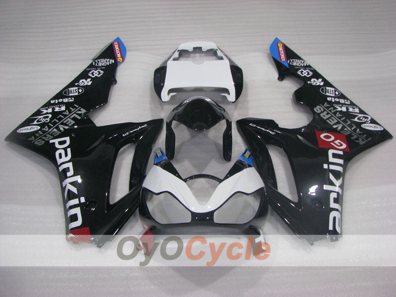 Injection Fairing kit for 06-08 Triumph Daytona 675 - White, Black - parkingo #OYO87906301