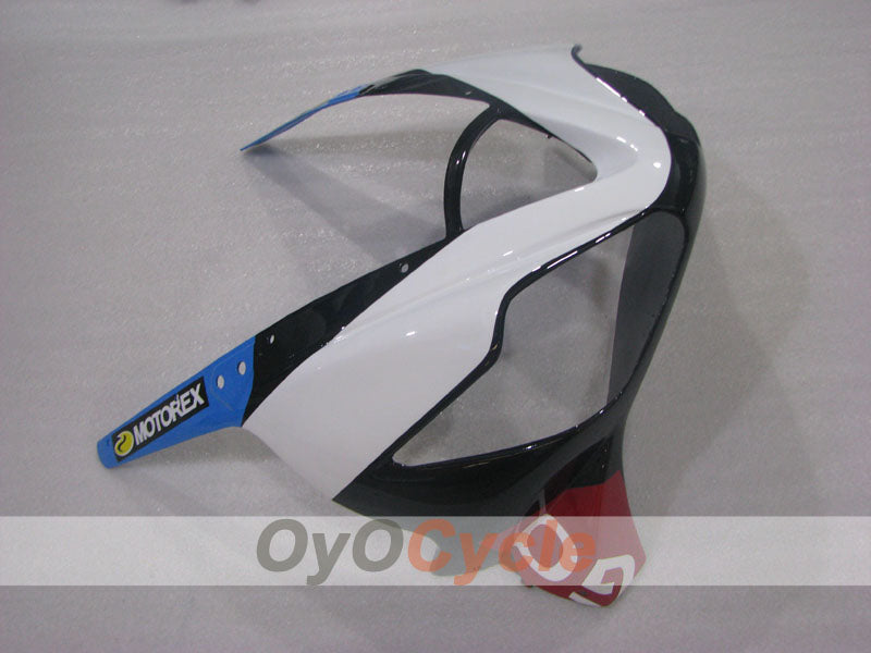 Injection Fairing kit for 06-08 Triumph Daytona 675 - White, Black - parkingo #OYO87906301