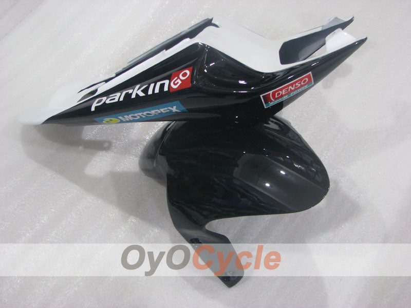 Injection Fairing kit for 06-08 Triumph Daytona 675 - White, Black - parkingo #OYO87906301