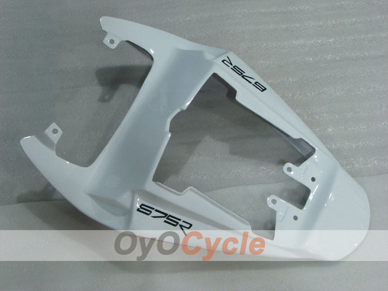Injection Fairing kit for 06-08 Triumph Daytona 675 - Green, White, Black - Castrol #OYO87906302