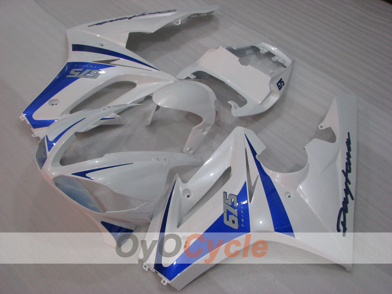 Injection Fairing kit for 09-12 Triumph Daytona 675 - Blue, White - Factory Style #OYO87906307 Main image