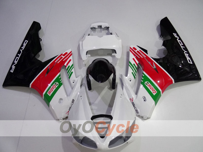 Injection Fairing kit for 09-12 Triumph Daytona 675 - White, Black - Castrol #OYO87906310 Secondary image