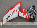Injection Fairing kit for 13-14 Triumph Daytona 675 - Red, White, Black - DUNLOP #OYO87906311