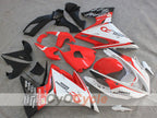 Injection Fairing kit for 13-14 Triumph Daytona 675 - Red, White, Black - DUNLOP #OYO87906311