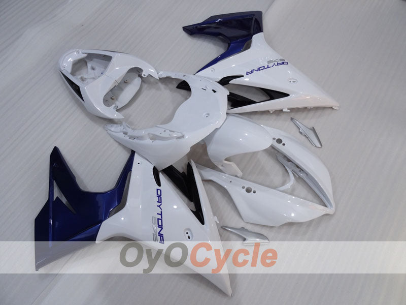 Injection Fairing kit for 13-14 Triumph Daytona 675 - Blue, White - Factory Style #OYO87906312