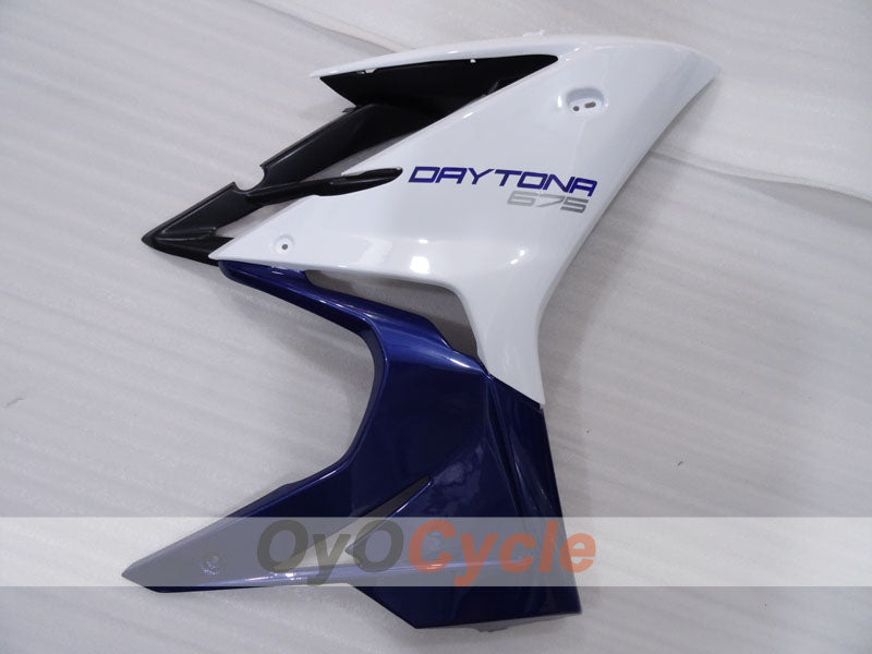 Injection Fairing kit for 13-14 Triumph Daytona 675 - Blue, White - Factory Style #OYO87906312