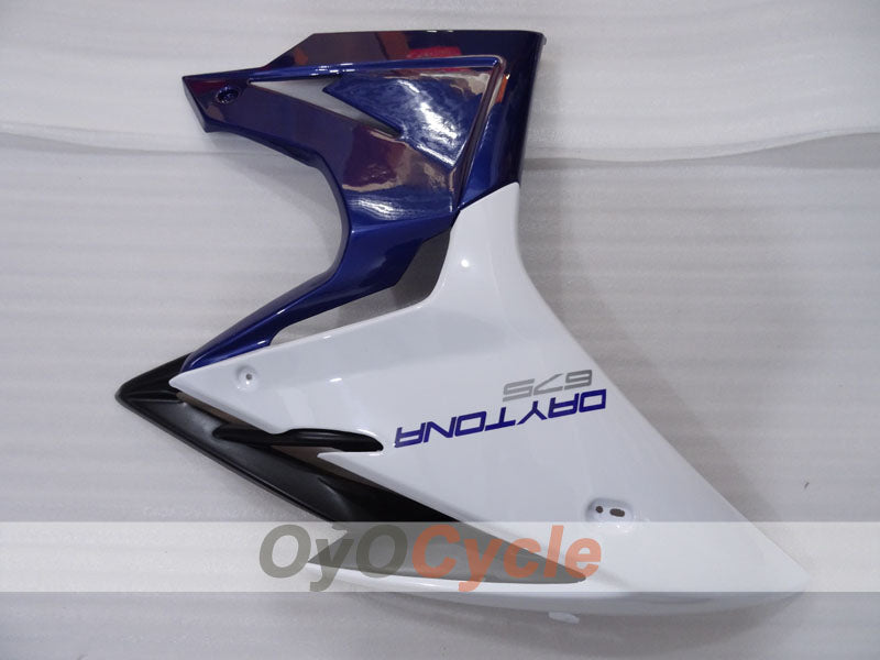 Injection Fairing kit for 13-14 Triumph Daytona 675 - Blue, White - Factory Style #OYO87906312