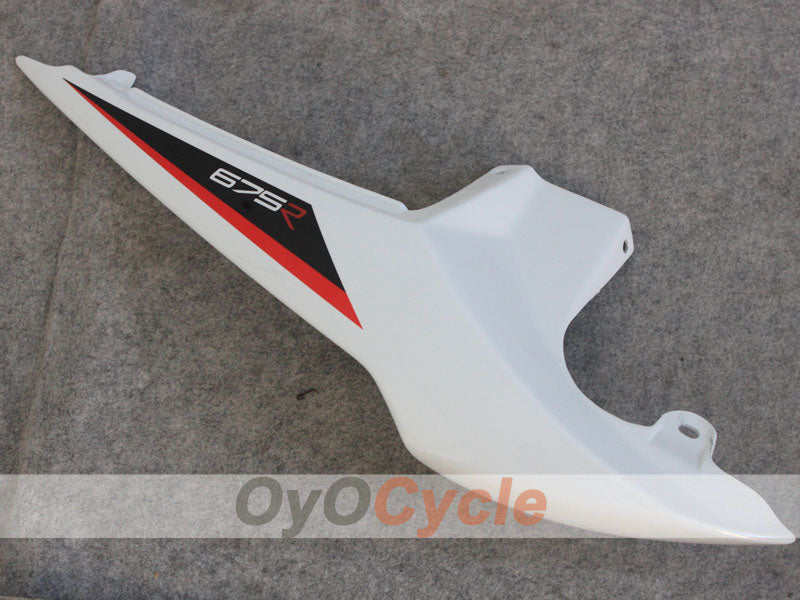 Injection Fairing kit for 13-14 Triumph Daytona 675 - White, Black - Factory Style #OYO87906313