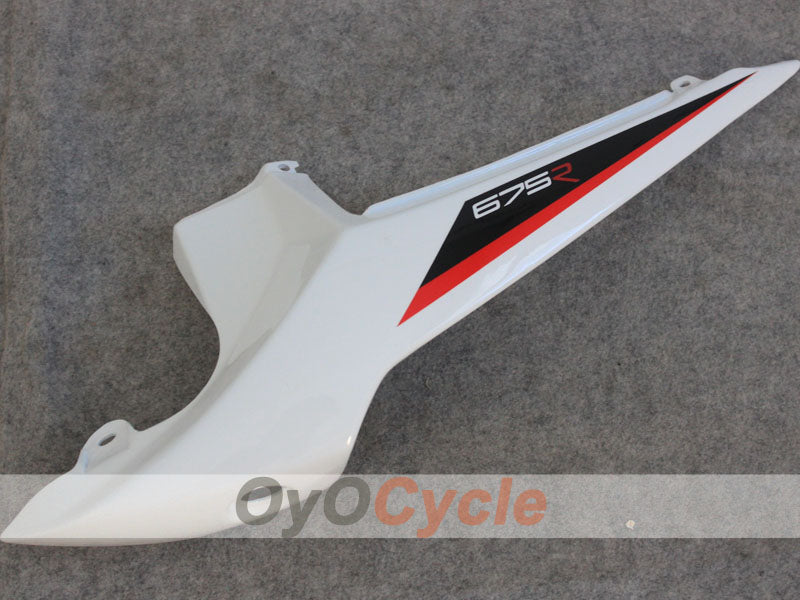 Injection Fairing kit for 13-14 Triumph Daytona 675 - White, Black - Factory Style #OYO87906313