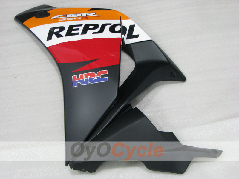 Injection Fairing kit for 11-16 CBR250RR - Orange, White, Black - PEPSI #OYO87906319