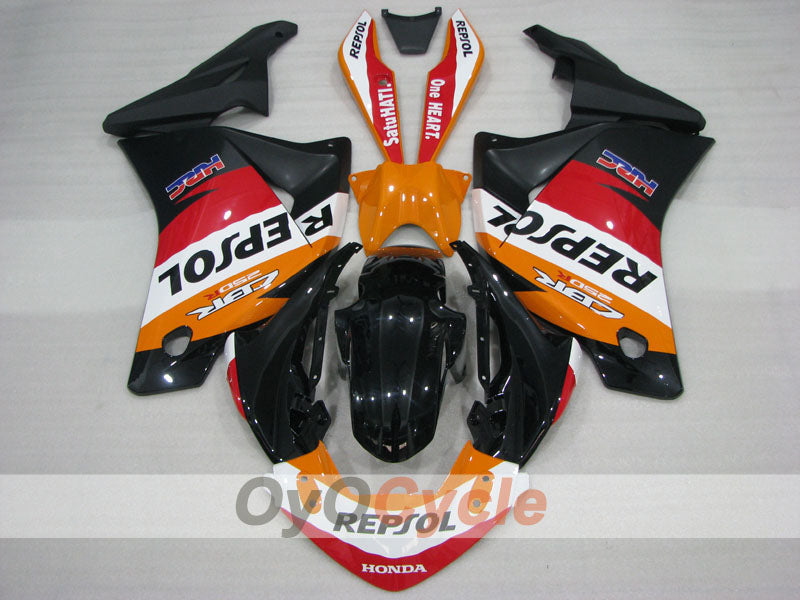 Injection Fairing kit for 11-16 CBR250RR - Orange, White, Black - PEPSI #OYO87906319