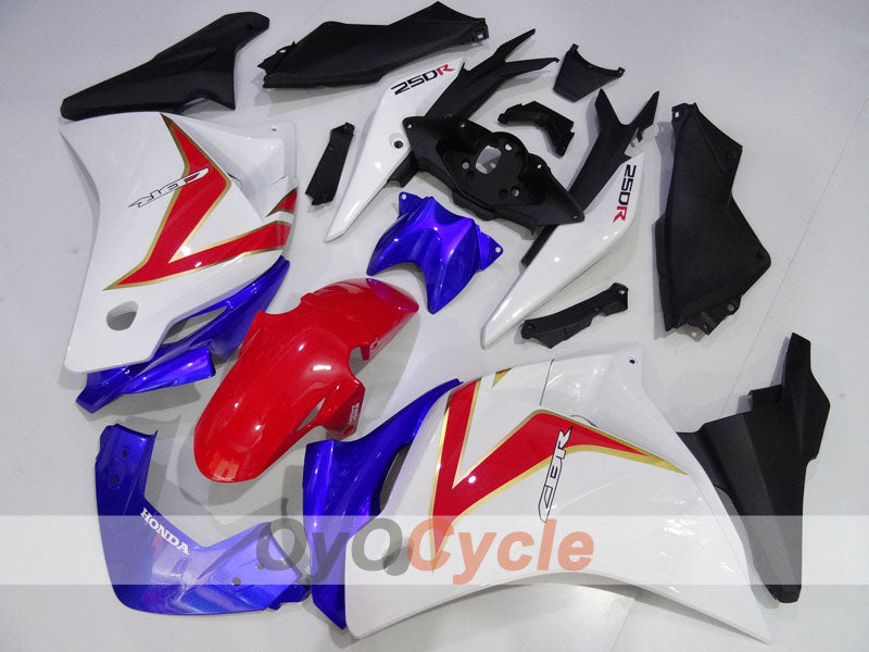 Injection Fairing kit for 11-16 CBR250RR - Red, Blue, White - Factory Style #OYO87906320 Main image