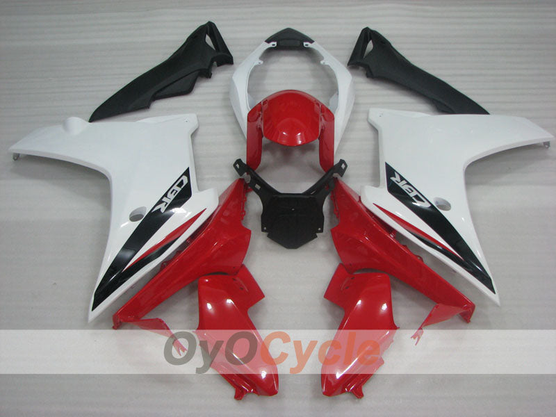Injection Fairing kit for 11-13 CBR600F - Red, White - MICHELIN, Repsol #OYO87906324