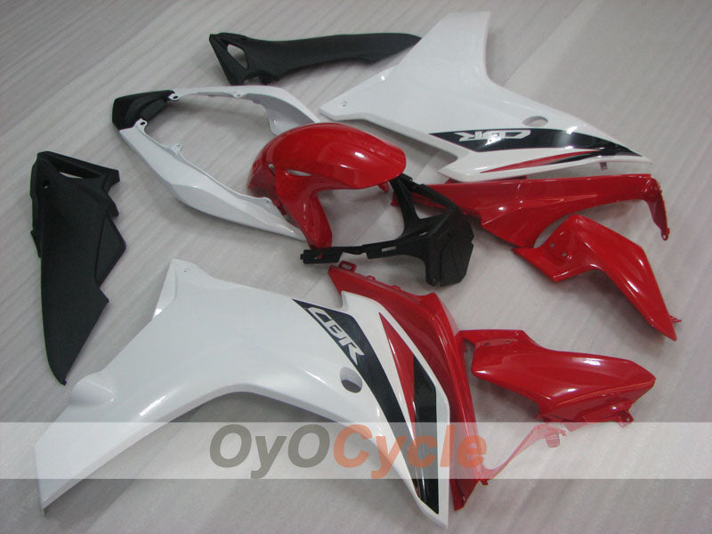 Injection Fairing kit for 11-13 CBR600F - Red, White - MICHELIN, Repsol #OYO87906324
