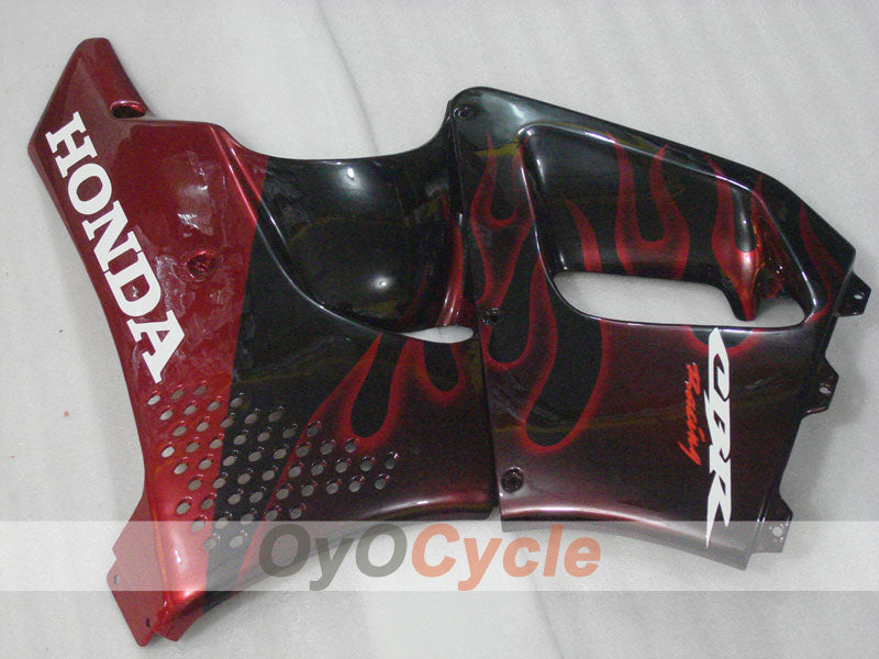 Fairing kit for 92-93 CBR900RR - Red, Black - Flame #OYO87906327