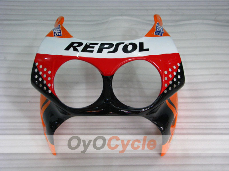Fairing kit for 92-93 CBR900RR - Red, Orange, Black - Repsol #OYO87906328