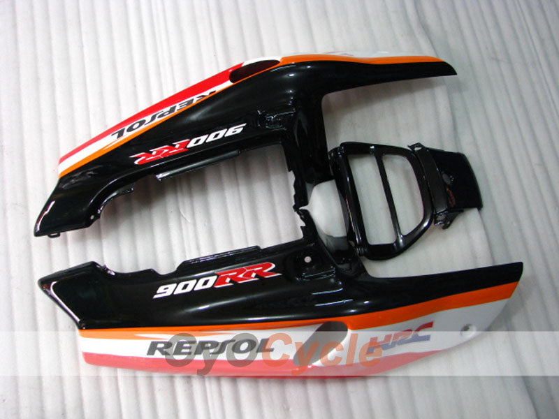Fairing kit for 92-93 CBR900RR - Red, Orange, Black - Repsol #OYO87906328
