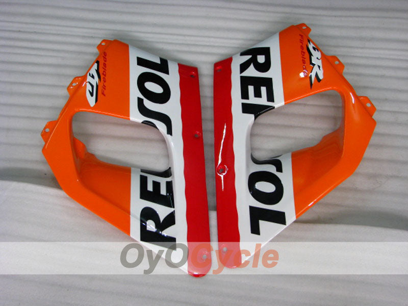 Fairing kit for 92-93 CBR900RR - Red, Orange, Black - Repsol #OYO87906328
