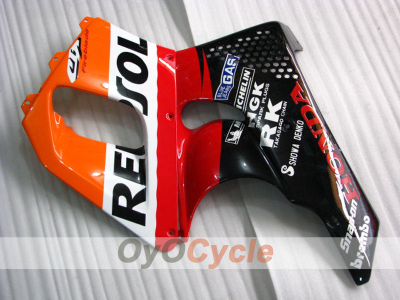 Fairing kit for 92-93 CBR900RR - Red, Orange, Black - Repsol #OYO87906328