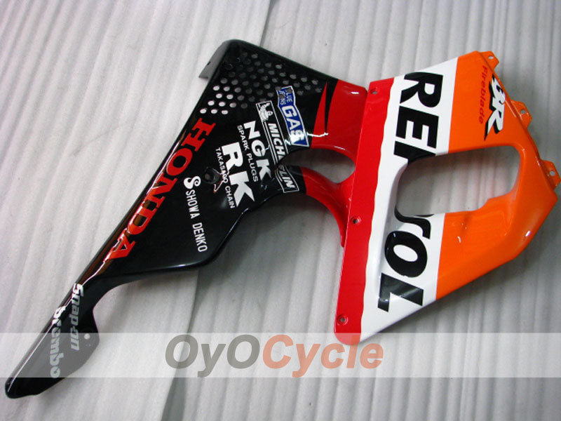 Fairing kit for 92-93 CBR900RR - Red, Orange, Black - Repsol #OYO87906328