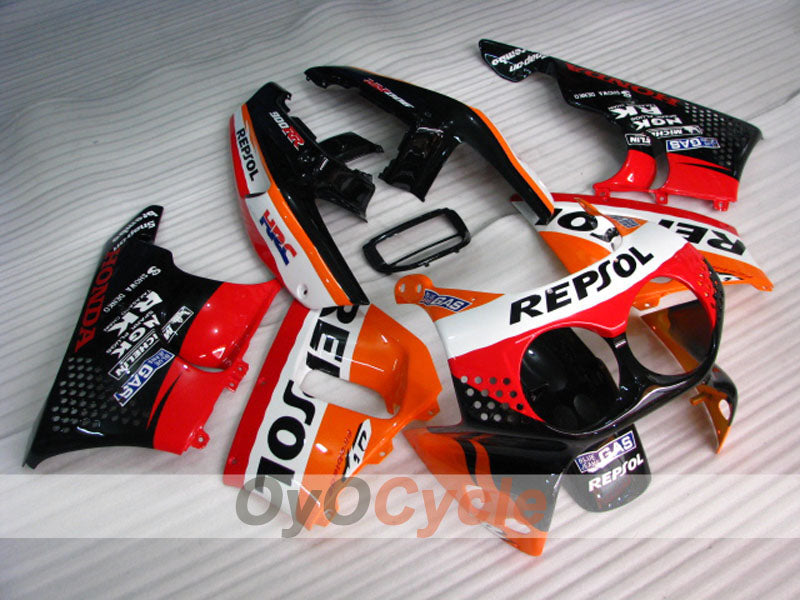 Fairing kit for 92-93 CBR900RR - Red, Orange, Black - Repsol #OYO87906328