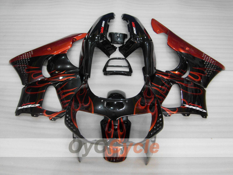 Fairing kit for 94-95 CBR900RR - Orange, Black - Flame #OYO87906343