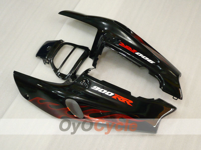 Fairing kit for 94-95 CBR900RR - Orange, Black - Flame #OYO87906343