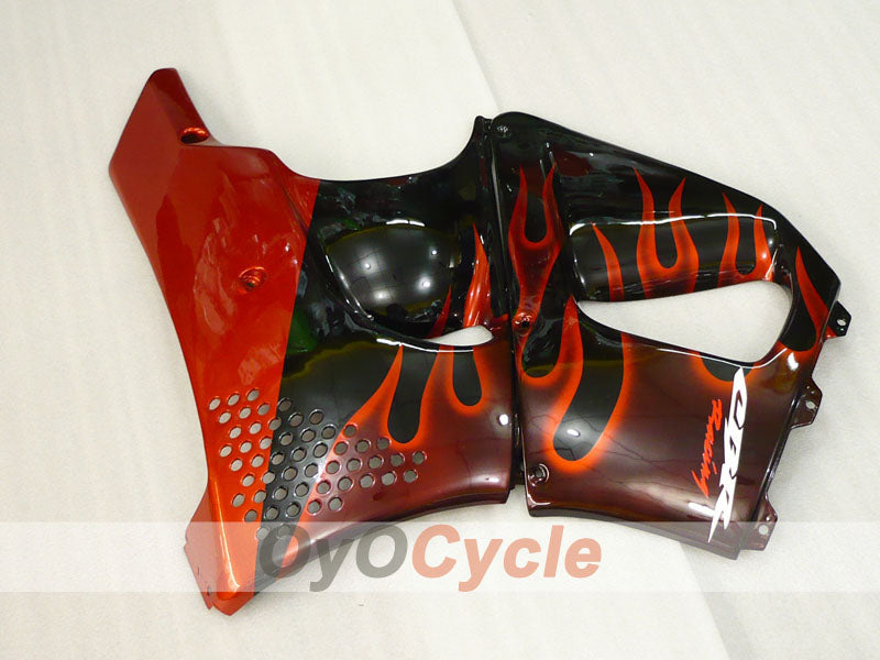 Fairing kit for 94-95 CBR900RR - Orange, Black - Flame #OYO87906343