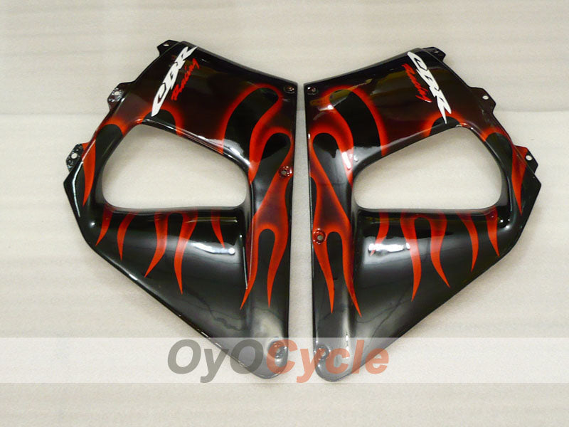 Fairing kit for 94-95 CBR900RR - Orange, Black - Flame #OYO87906343