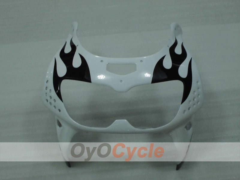 Fairing kit for 94-95 CBR900RR - White, Black - Flame #OYO87906345