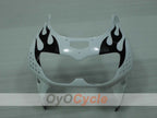 Fairing kit for 94-95 CBR900RR - White, Black - Flame #OYO87906345