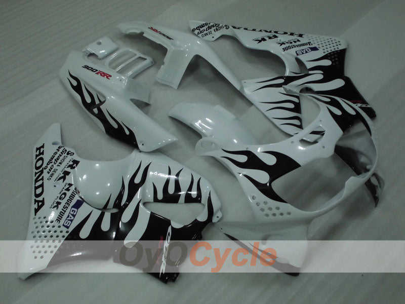 Fairing kit for 94-95 CBR900RR - White, Black - Flame #OYO87906345