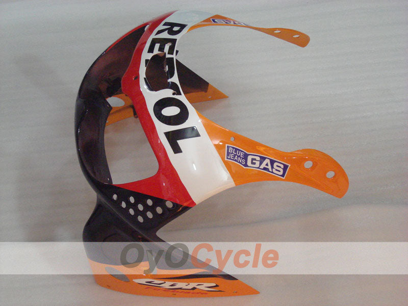 Fairing kit for 94-95 CBR900RR - Red, Orange, Black - Repsol #OYO87906346