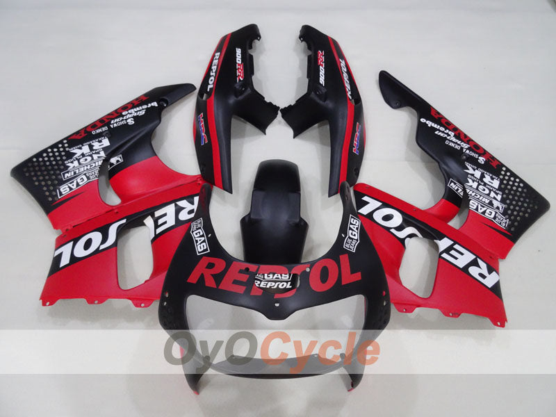 Fairing kit for 94-95 CBR900RR - Red, Black - Repsol #OYO87906354 Secondary image